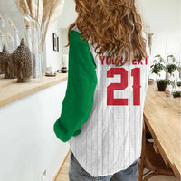 Custom Dripping Baseball Italy Women Casual Shirt