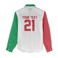 Custom Dripping Baseball Italy Women Casual Shirt