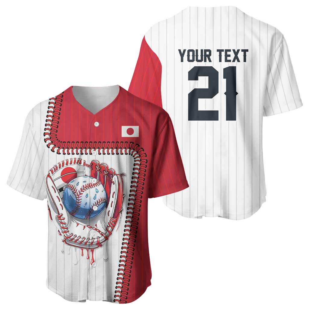 Custom Dripping Baseball Japan Baseball Jersey