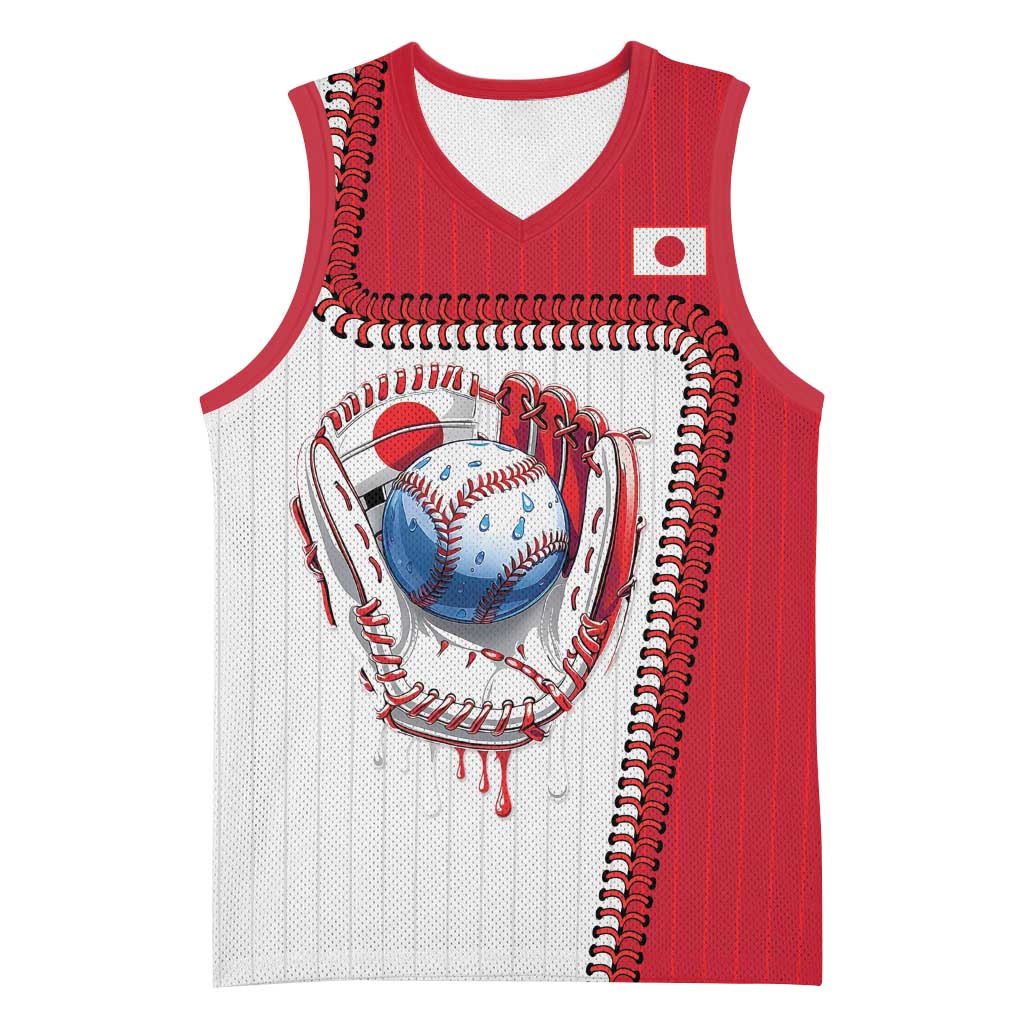 Custom Dripping Baseball Japan Basketball Jersey