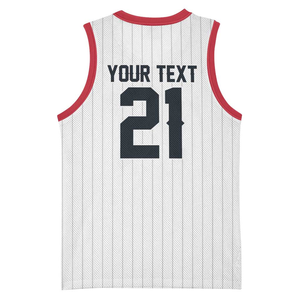 Custom Dripping Baseball Japan Basketball Jersey