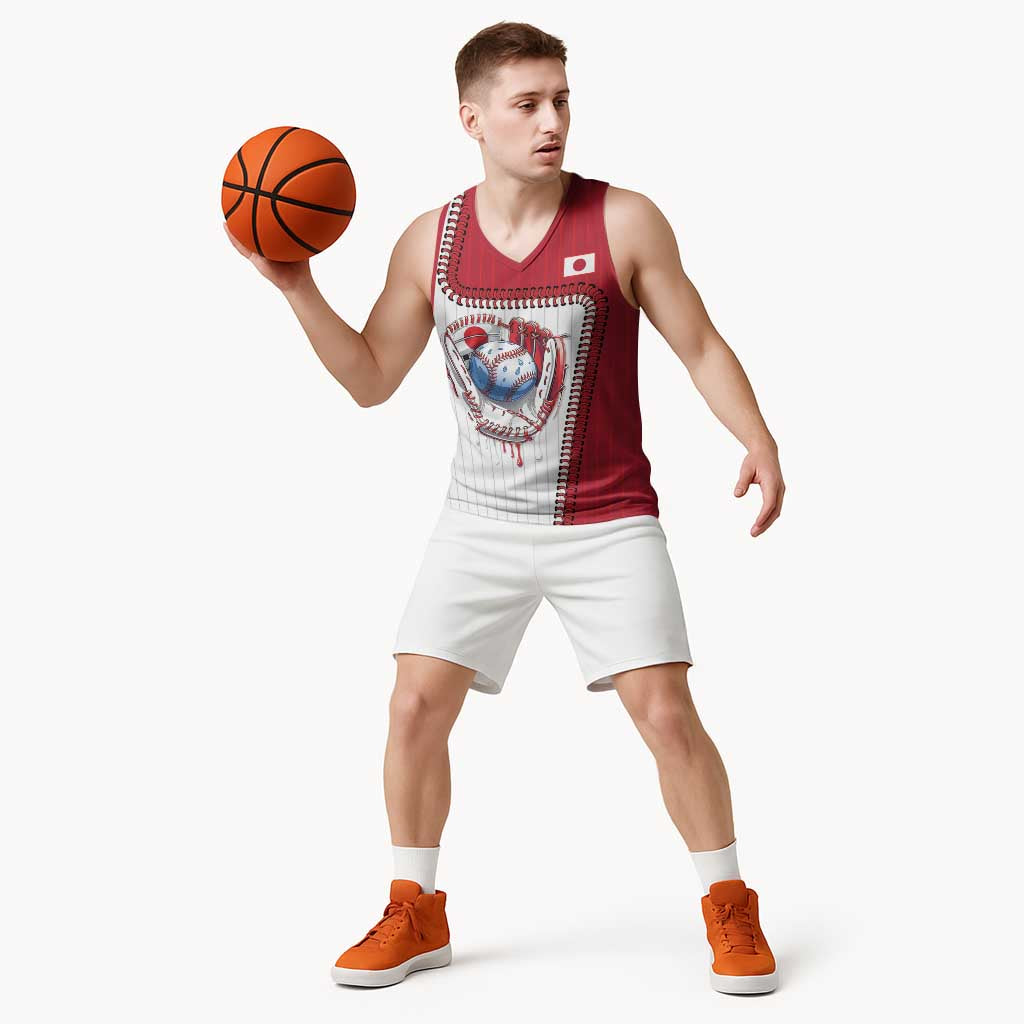 Custom Dripping Baseball Japan Basketball Jersey