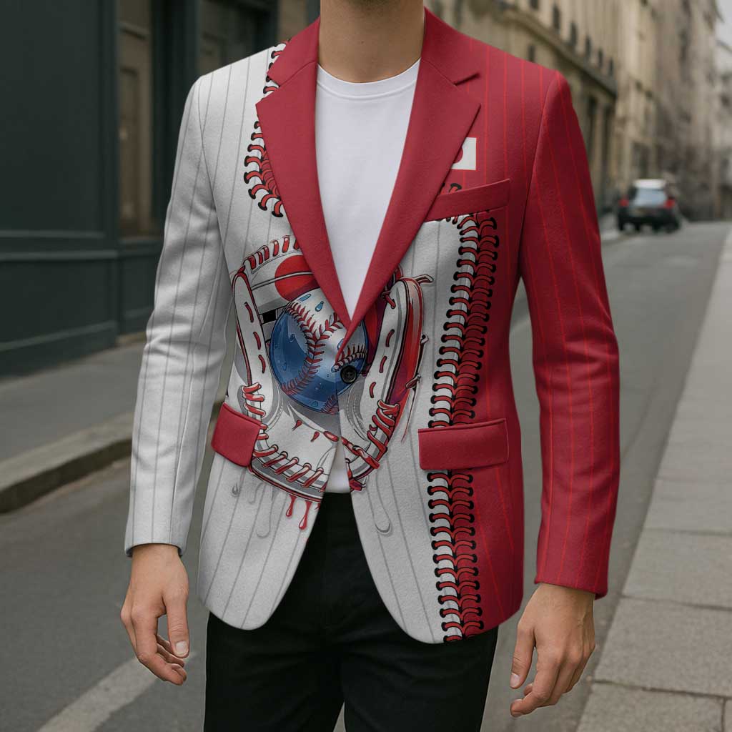 Custom Dripping Baseball Japan Blazer
