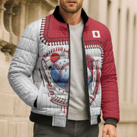 Custom Dripping Baseball Japan Bomber Puffer Jacket