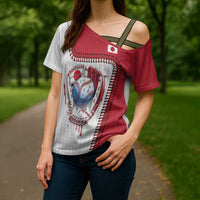 Custom Dripping Baseball Japan Cross Shoulder Shirt