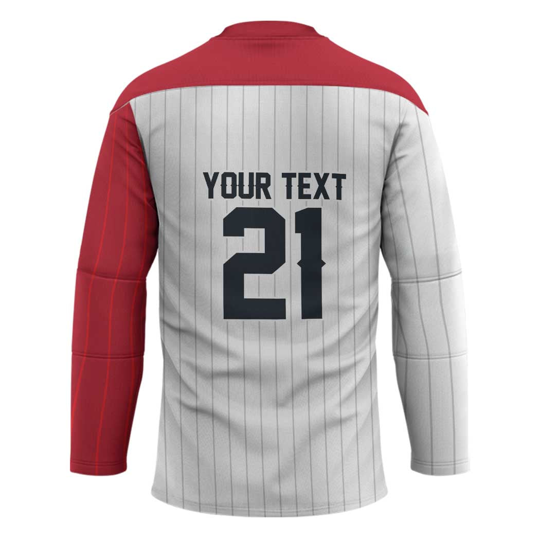 Custom Dripping Baseball Japan Hockey Jersey