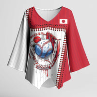 Custom Dripping Baseball Japan Kimono Sleeve Blouse