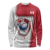 Custom Dripping Baseball Japan Long Sleeve Shirt