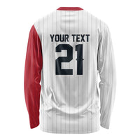 Custom Dripping Baseball Japan Long Sleeve Shirt