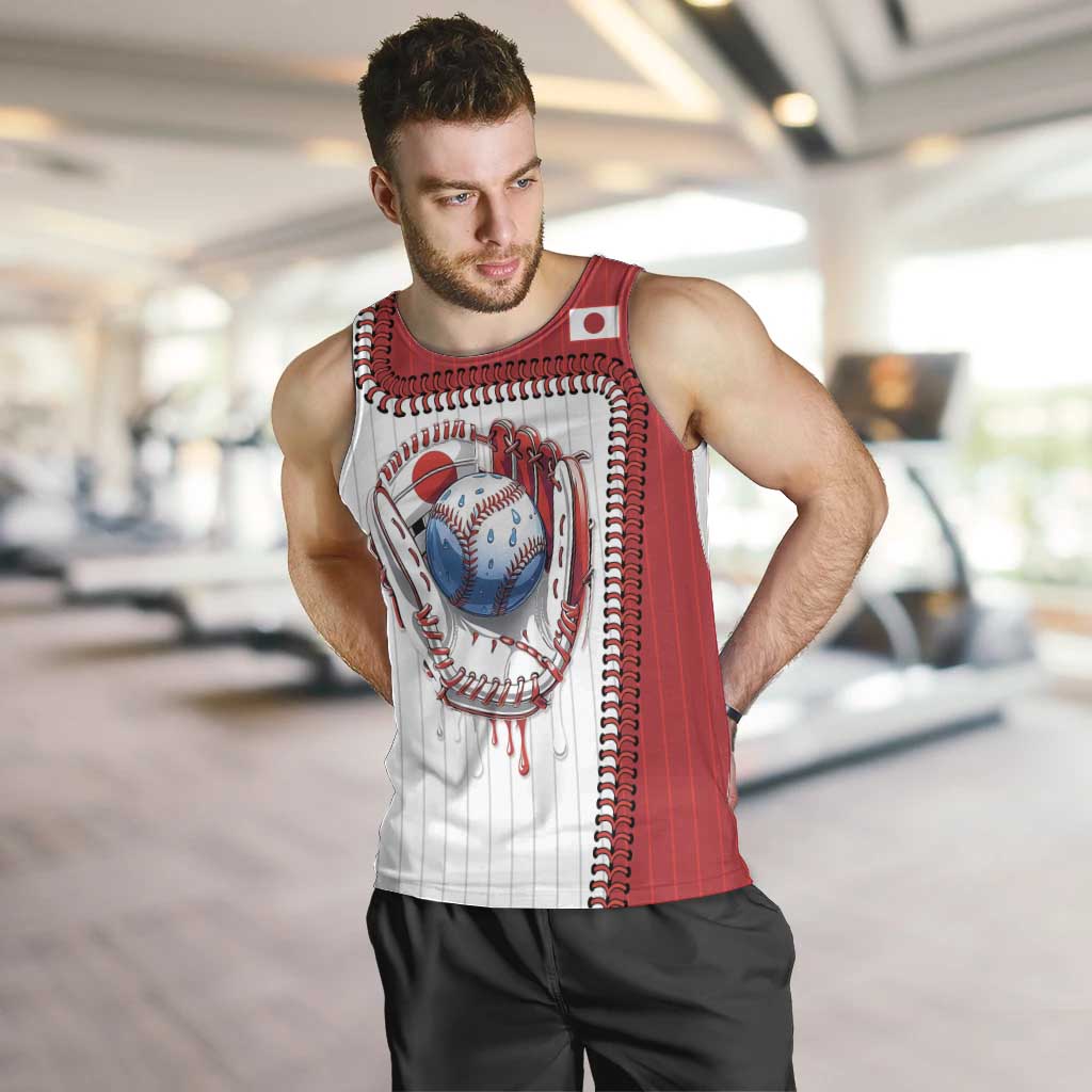 Custom Dripping Baseball Japan Men Tank Top
