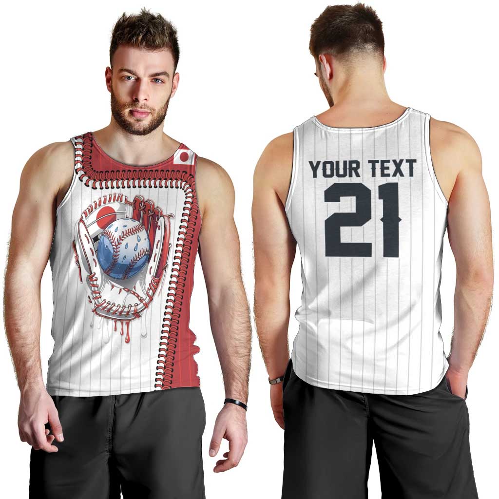 Custom Dripping Baseball Japan Men Tank Top