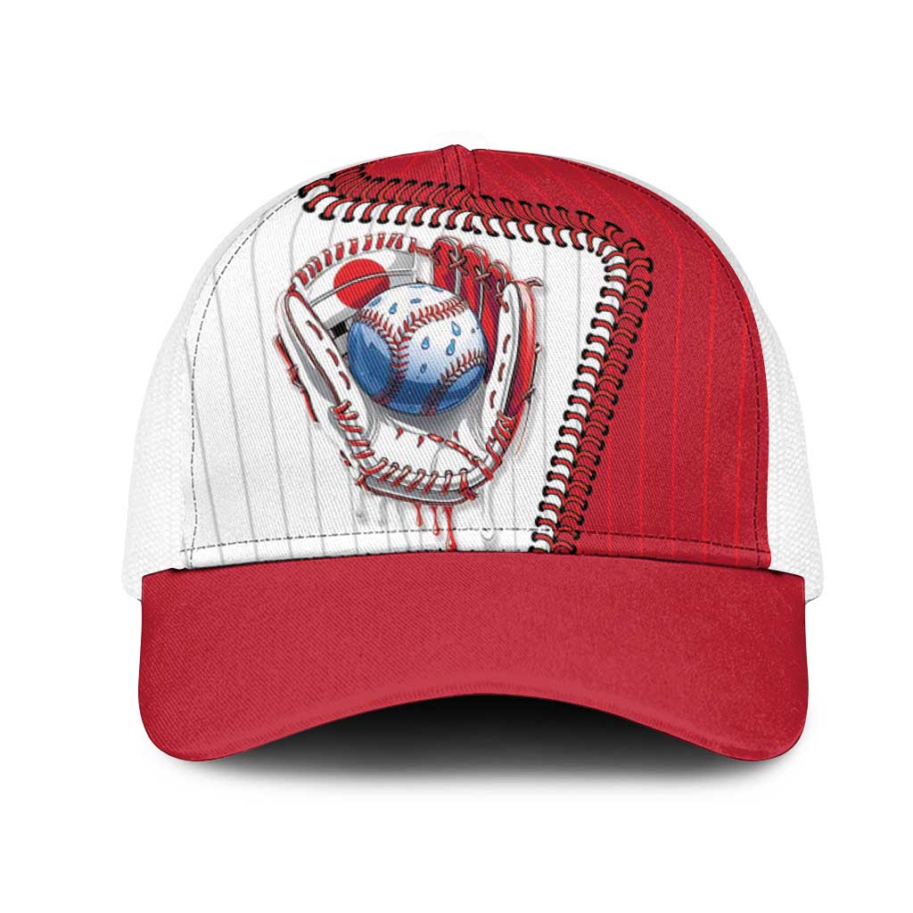 Dripping Baseball Japan Mesh Trucker Cap