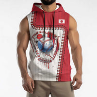 Custom Dripping Baseball Japan Sleeveless Hoodie