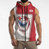 Custom Dripping Baseball Japan Sleeveless Zip Hoodie