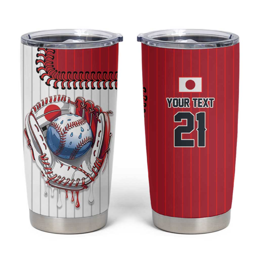 Custom Dripping Baseball Japan Tumbler Cup
