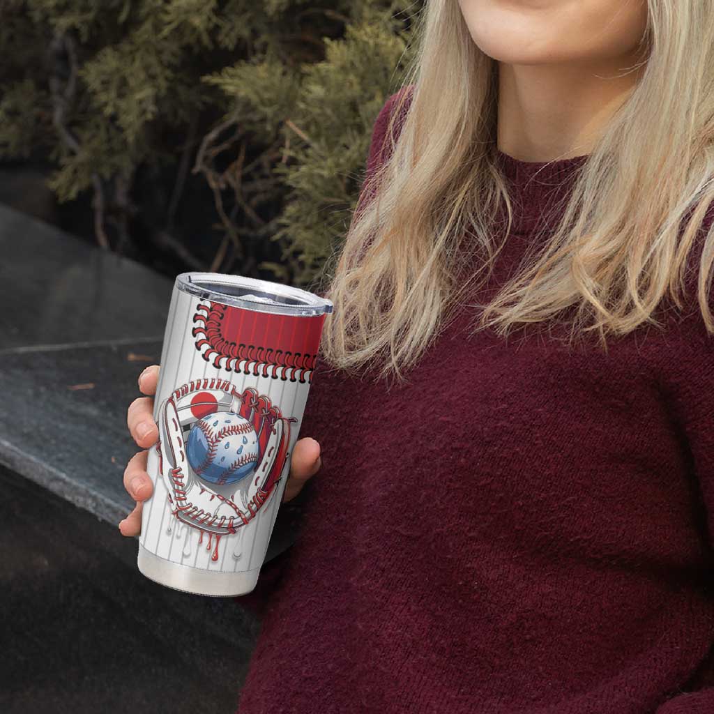 Custom Dripping Baseball Japan Tumbler Cup