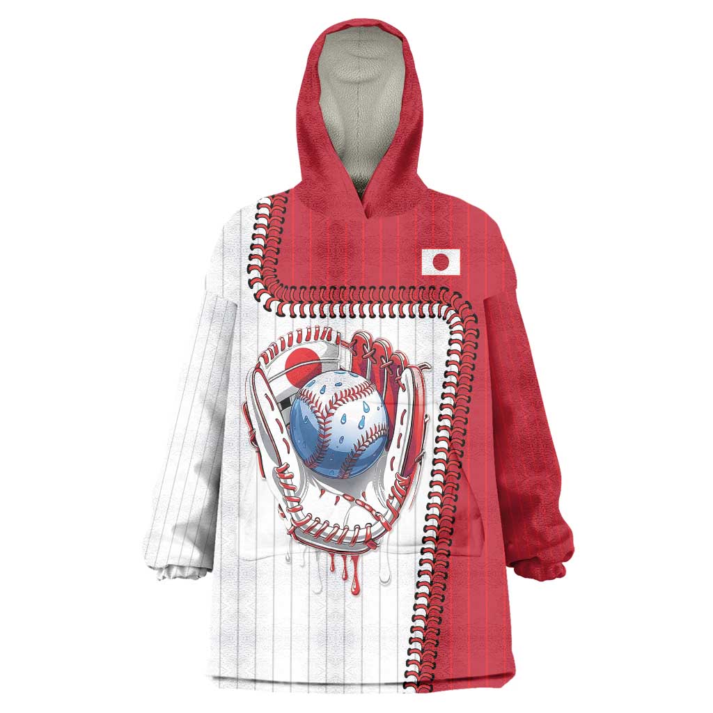 Custom Dripping Baseball Japan Wearable Blanket Hoodie