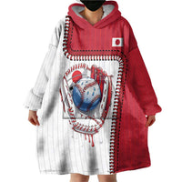 Custom Dripping Baseball Japan Wearable Blanket Hoodie