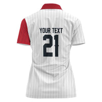 Custom Dripping Baseball Japan Women Polo Shirt