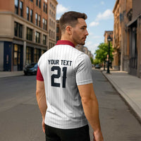 Custom Dripping Baseball Japan Zipper Polo Shirt