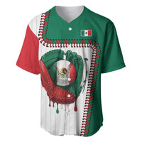 Custom Dripping Baseball Mexico Baseball Jersey