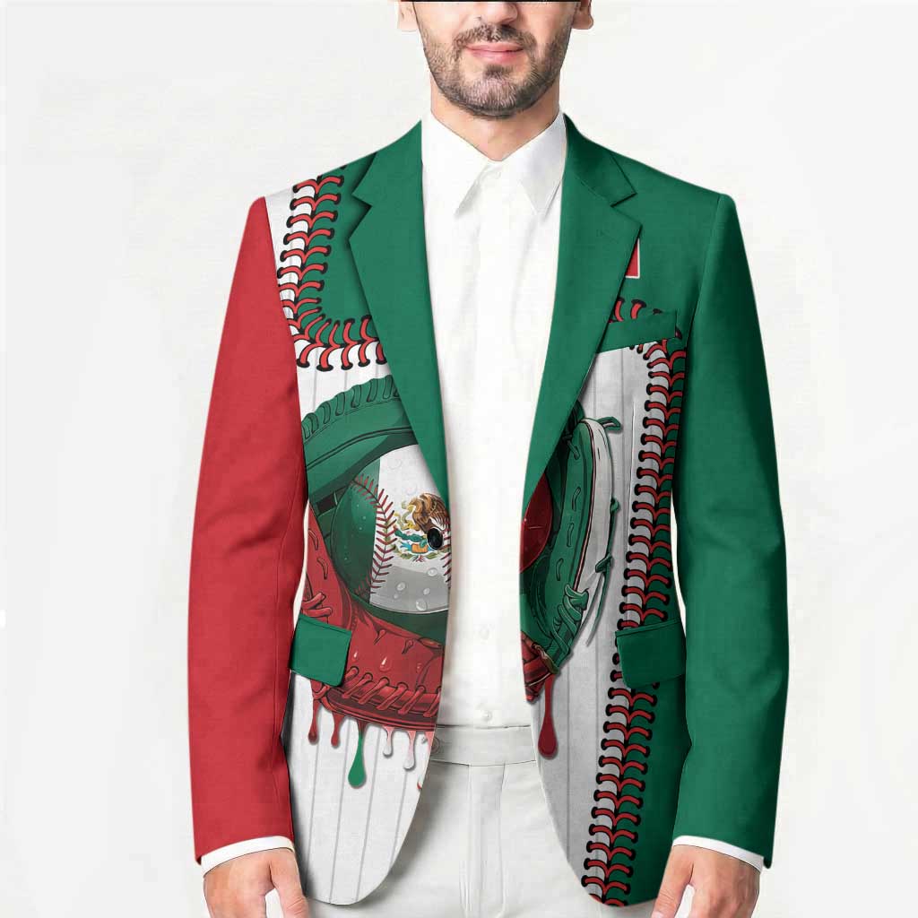 Custom Dripping Baseball Mexico Blazer