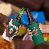 Custom Dripping Baseball Mexico 4 in 1 Can Cooler Tumbler
