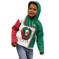Custom Dripping Baseball Mexico Kid Hoodie