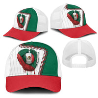 Dripping Baseball Mexico Mesh Trucker Cap
