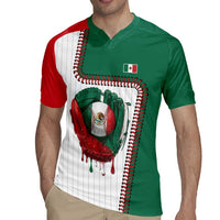 Custom Dripping Baseball Mexico Rugby Jersey