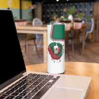 Custom Dripping Baseball Mexico Skinny Tumbler