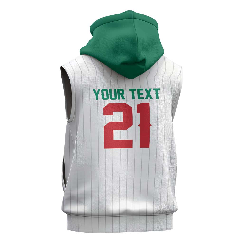 Custom Dripping Baseball Mexico Sleeveless Hoodie
