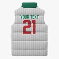 Custom Dripping Baseball Mexico Sleeveless Puffer Jacket