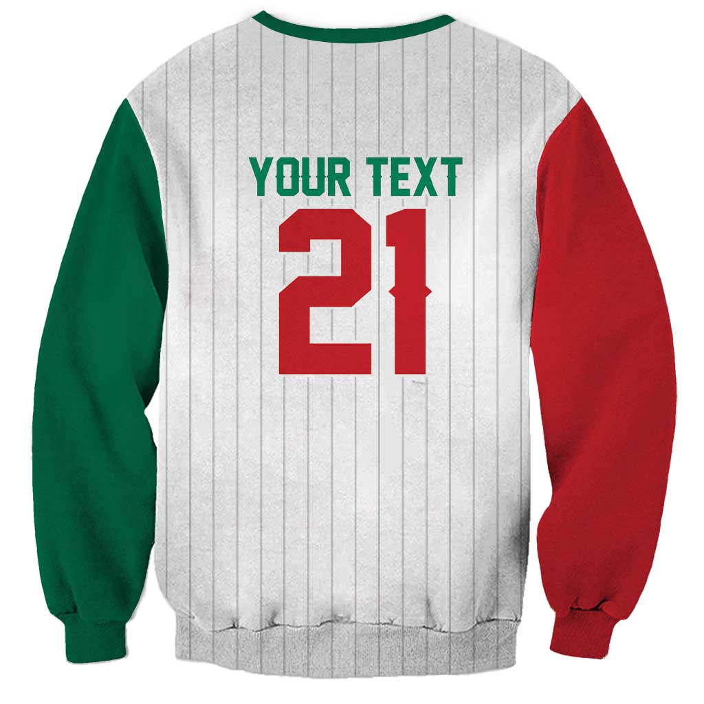 Custom Dripping Baseball Mexico Sweatshirt