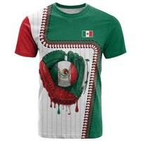 Custom Dripping Baseball Mexico T Shirt