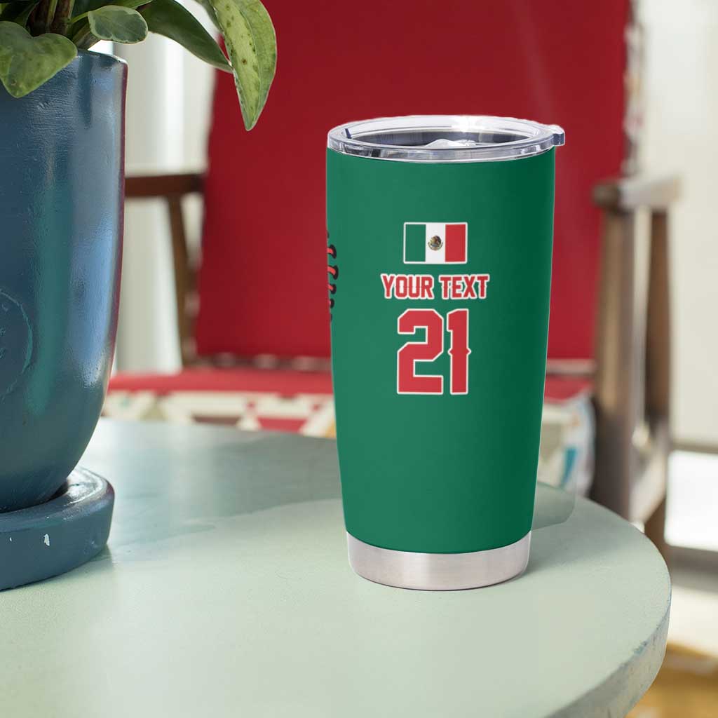 Custom Dripping Baseball Mexico Tumbler Cup