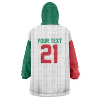 Custom Dripping Baseball Mexico Wearable Blanket Hoodie