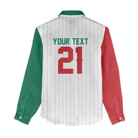 Custom Dripping Baseball Mexico Women Casual Shirt