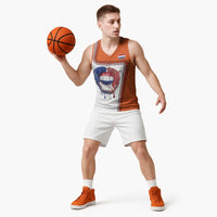 Custom Dripping Baseball Netherlands Basketball Jersey