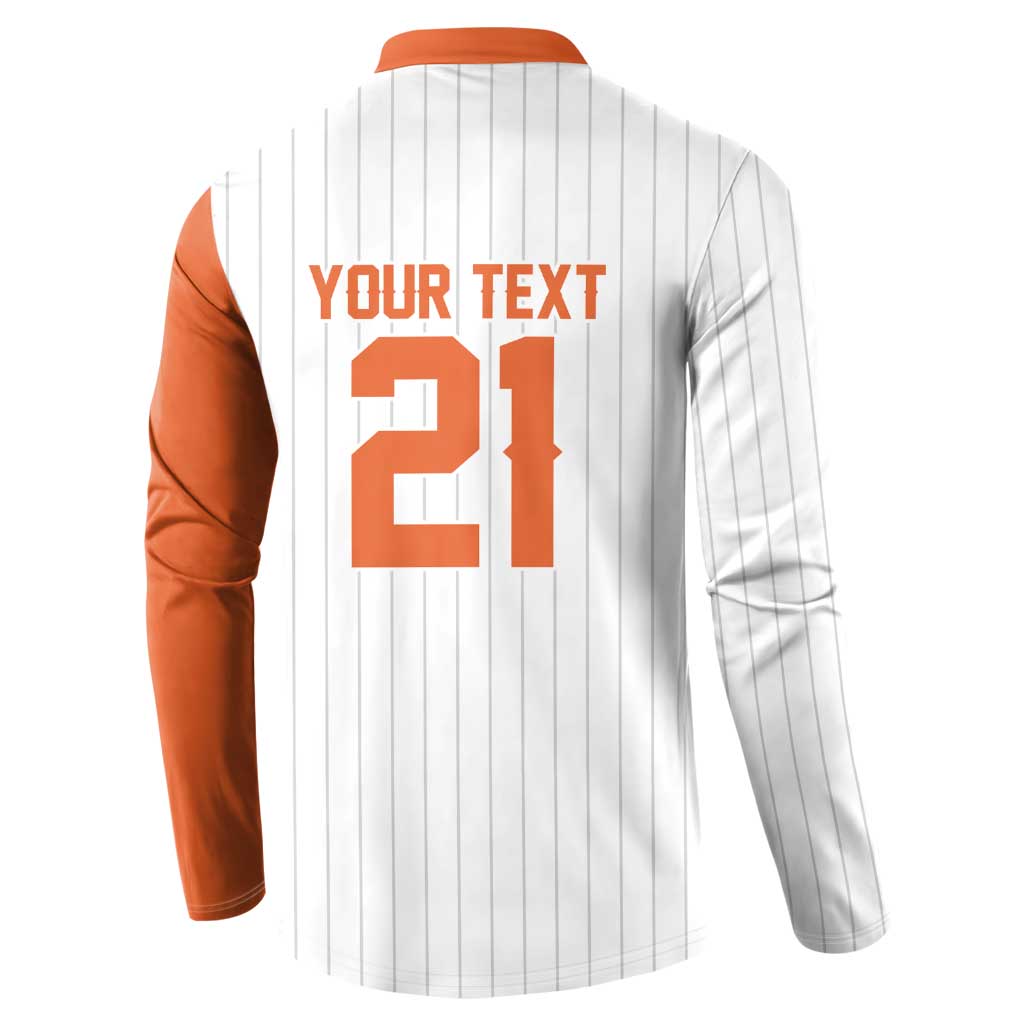 Custom Dripping Baseball Netherlands Button Sweatshirt