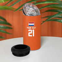 Custom Dripping Baseball Netherlands 4 in 1 Can Cooler Tumbler