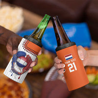 Custom Dripping Baseball Netherlands 4 in 1 Can Cooler Tumbler