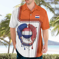 Custom Dripping Baseball Netherlands Hawaiian Shirt