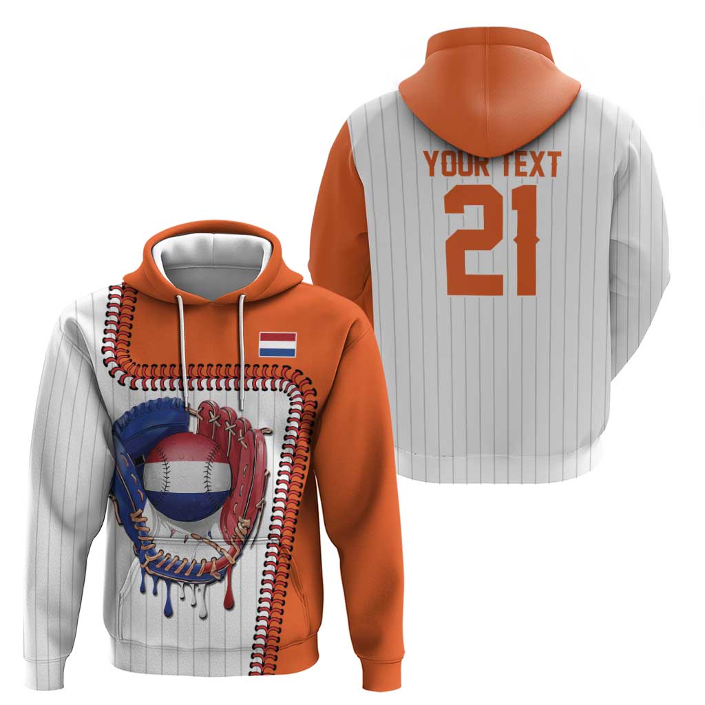 Custom Dripping Baseball Netherlands Hoodie