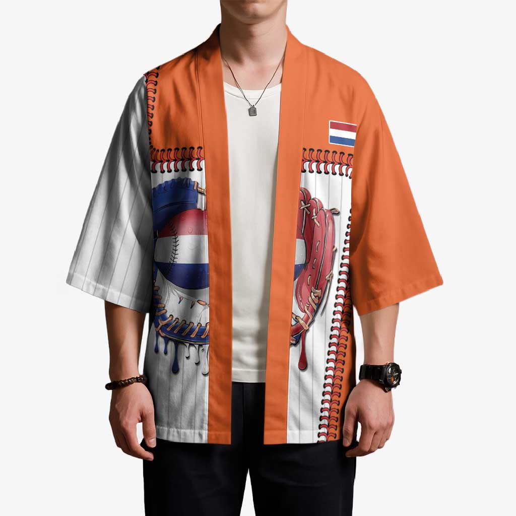 Custom Dripping Baseball Netherlands Kimono