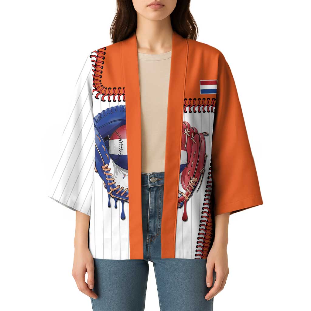 Custom Dripping Baseball Netherlands Kimono