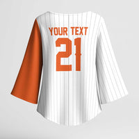 Custom Dripping Baseball Netherlands Kimono Sleeve Blouse