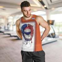 Custom Dripping Baseball Netherlands Men Tank Top