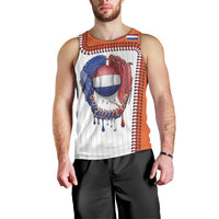 Custom Dripping Baseball Netherlands Men Tank Top