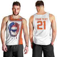 Custom Dripping Baseball Netherlands Men Tank Top